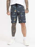 Men's Printed Tropical Board Shorts