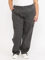 Women's Plus  Relaxed Cargo Jogger