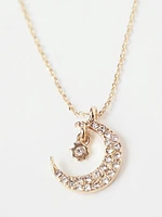 Women's Crescent Moon Necklace