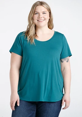 Women's Scoop Neck Drapey Tee