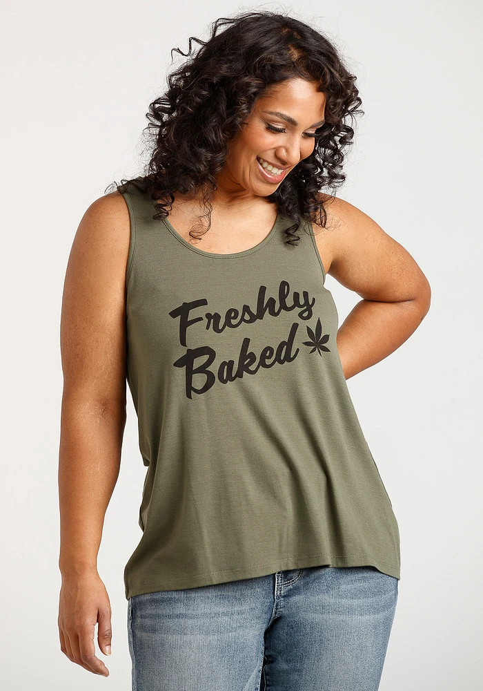 Women's Freshly Baked Keyhole Tank