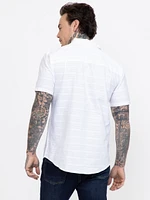 Men's Textured Stripe Shirt