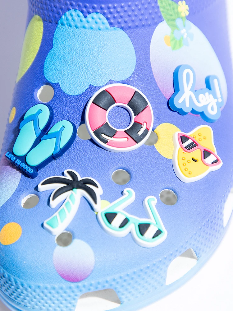 Beach Fun Shoe Charms