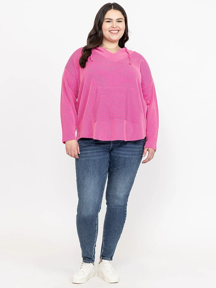 Women's Wavy Rib Hoodie