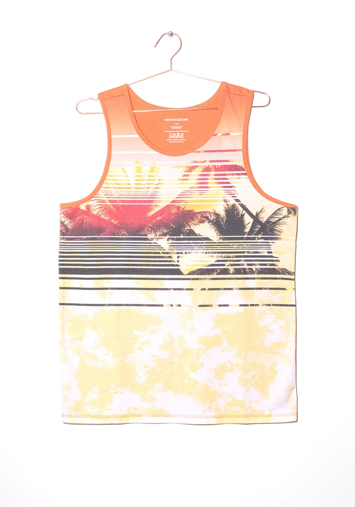 Men's Palm Tree Tank