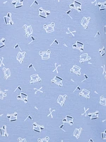 Men's Performance Printed Polo Tee
