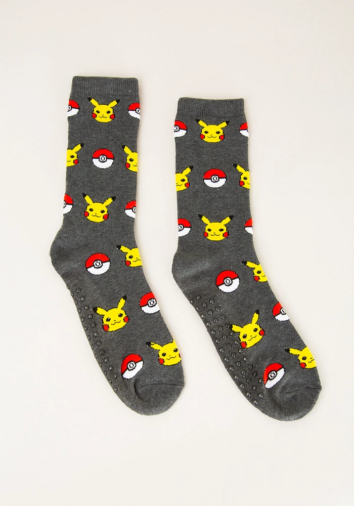 Men's Pokemon Pikachu Crew Sock