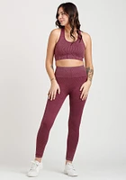 Rib Knit Sports Bra