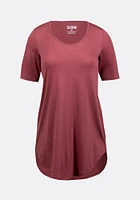 Women's Scoop Neck Legging Tunic Tee