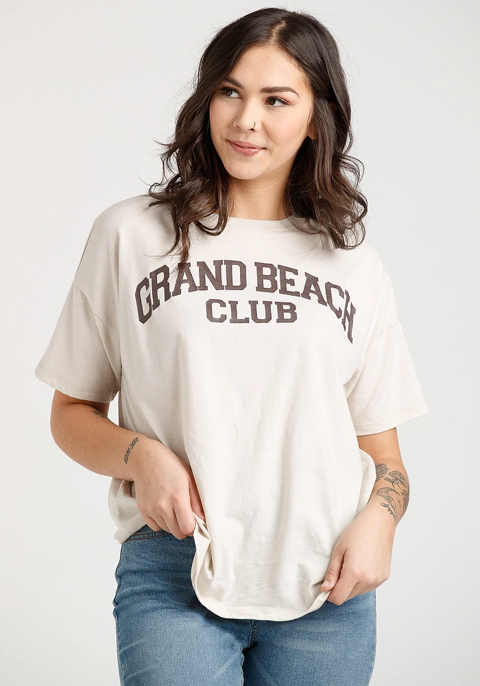 Women's Oversized Collegiate Tee