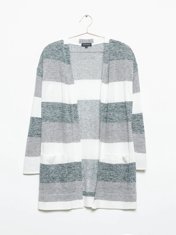 Women's Striped Cardigan
