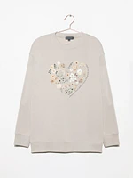 Women's Autumn Heart Sweat Shirt