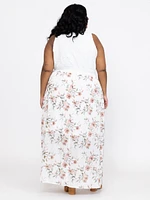Women's Lace Top Maxi Dress