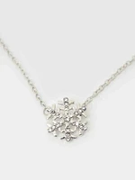 Women's Snowflake Pendant Necklace