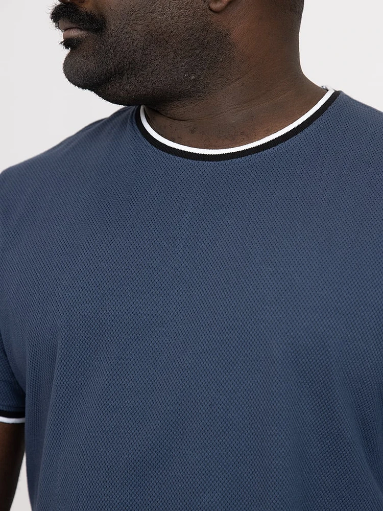 Men's Textured Knit Tee