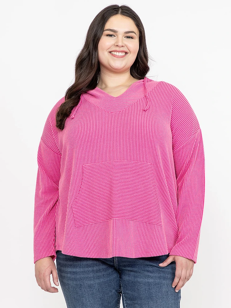Women's Wavy Rib Hoodie