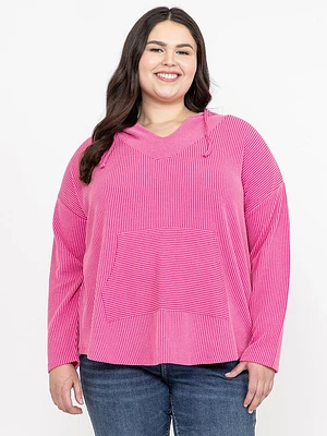 Women's Wavy Rib Hoodie