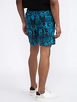 Men's Psychedelic Board Short