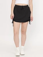 Women's Ruched Hybrid Skort