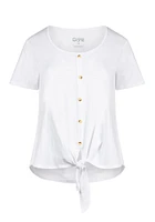 Women's Tie Front Tee