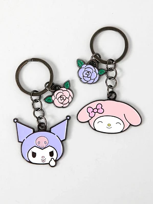 My Melory & Kuromi Keychain Set