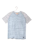 Men's Raglan Henley Tee