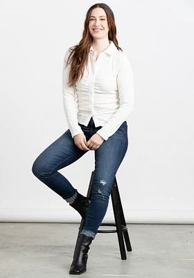 Women's Ruched Front Shirt