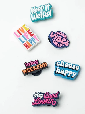 Good Vibes Shoe Charms