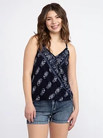 Women's Cross Neck Tank Top