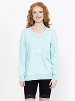 Women's V Neck Sweatshirt