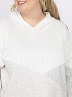 Women's Cable Knit Hoodie