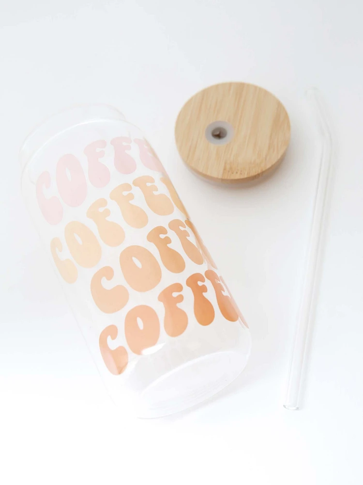 Coffee Lover Glass Tumbler