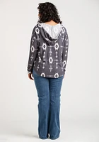 Women's Geo Print Hoodie