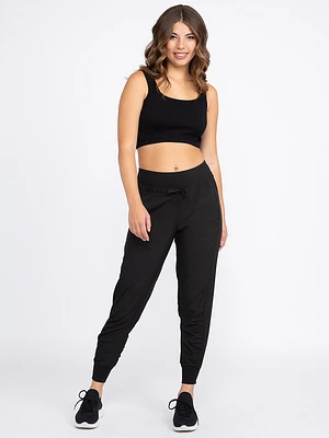 Women's Ruched Hybrid Jogger