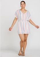 Women's Multi Stripe Romper