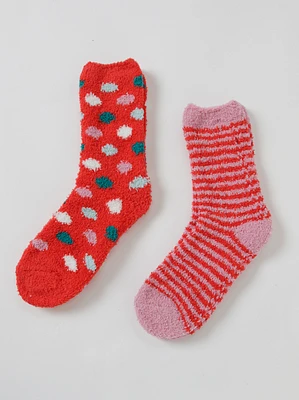 Women's Plush Crew Socks