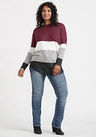 Women's Colour Block Stripe Top