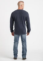 Men's Waffle Henley