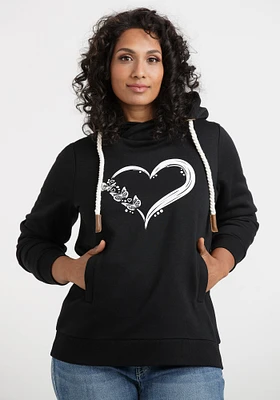 Women's Butterfly Heart Hoodie