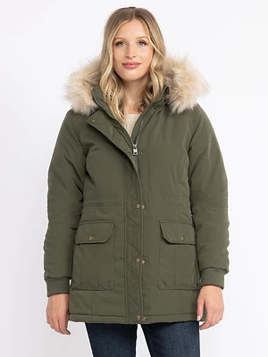 Women's Anorak with Sherpa Lining