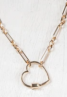 Women's Heart Lock Necklace