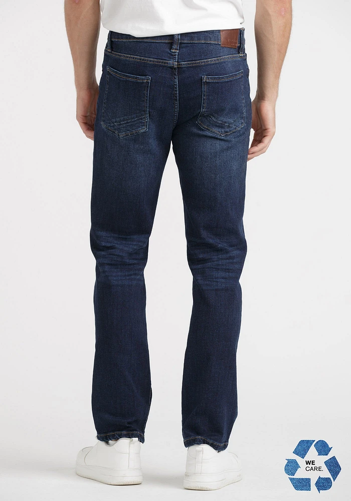 Men's Indigo Slim Straight Jeans