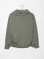 Women's Ruched Pop Hoodie