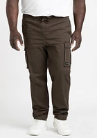 Men's Brown Cargo Twill Sneaker Pant