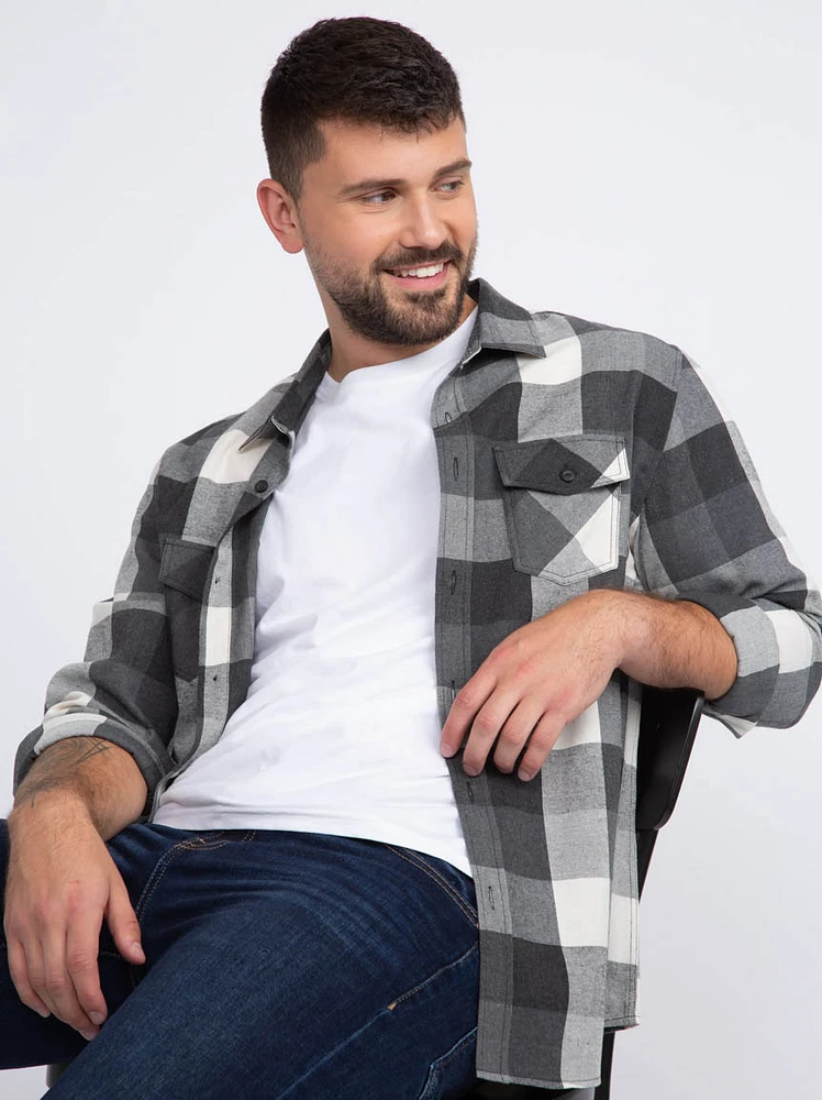 Men's Plaid Flannel Shirt