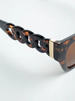 Women's Tortoise Lens Sunglasses