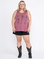 Women's Western Scoop Neck Tank