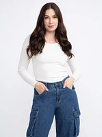 Women's Ribbed Long Sleeve Tee