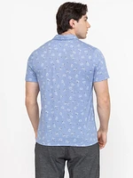 Men's Performance Printed Polo Tee