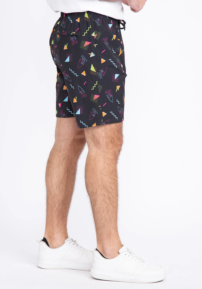 Men's 90s Print Board Short